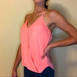 Bright Pink Halter Top